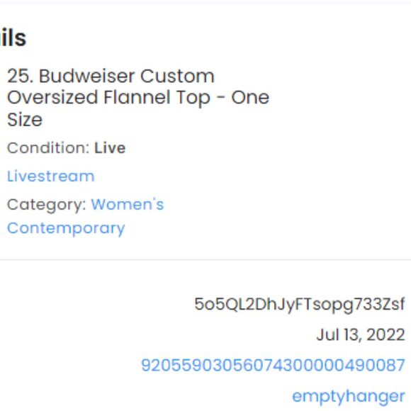 Budweiser Flannel Rework made by emptyhanger - Picture 5 of 5